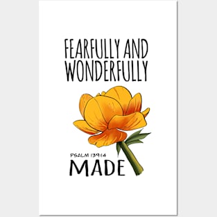 Fearfully And Wonderfully Made Posters and Art